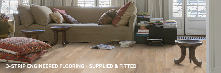 Supply And Fit 3 Strip Engineered Flooring Moorgate